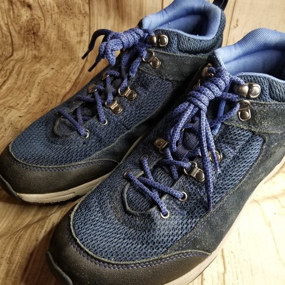 Vionic Cypress Blue Orthopedic Hiking Boots Size 8 - Picture 3 of 6